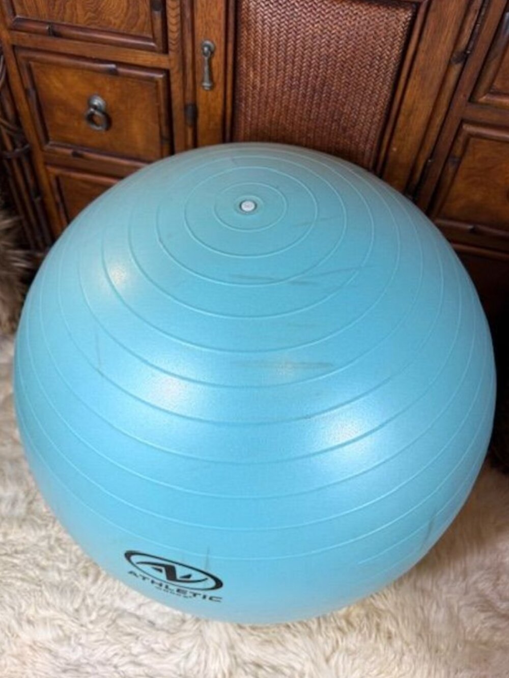 5pc Yoga Set Anti-Burst Ball Air Pump + GAIAM Yoga Block + GAIAM Yoga Mat + Tote - Picture 13 of 16